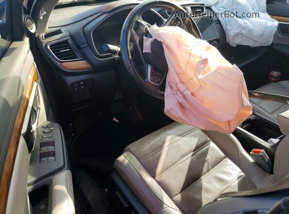 5J6RW1H8XKA004523 2019 HONDA CR-V Blue Vista del salpicadero