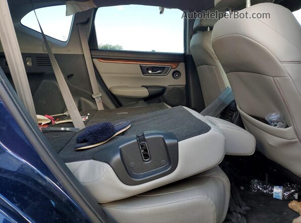 5J6RW1H8XKA004523 2019 HONDA CR-V Blue Vista interior trasera