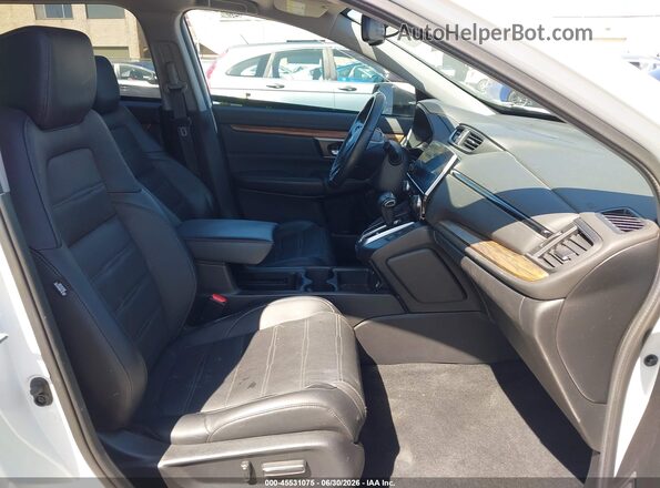 5J6RW1H8XNA012710 2022 HONDA CR-V White Widok wnętrza z przodu