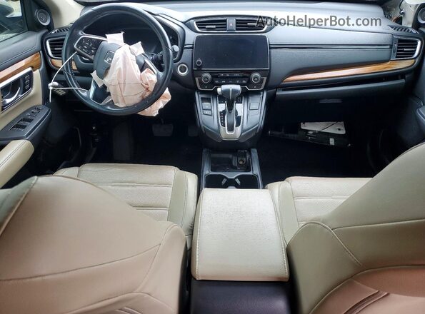 5J6RW1H92KL000236 2019 HONDA CR-V Tan Вид панелі приладів