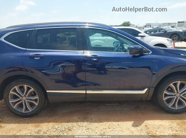 5J6RW1H93LL002806 2020 HONDA CR-V Blue Вид задньої частини салону