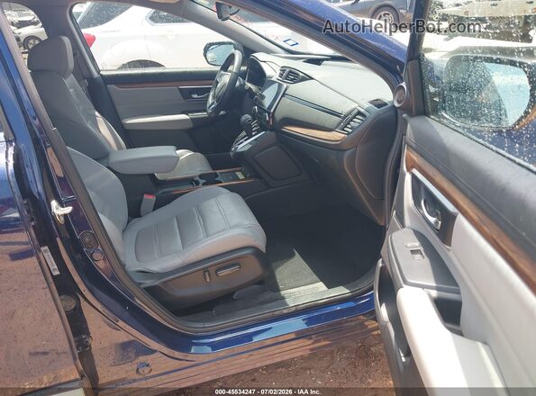 5J6RW1H93LL002806 2020 HONDA CR-V Blue Вид салону спереду