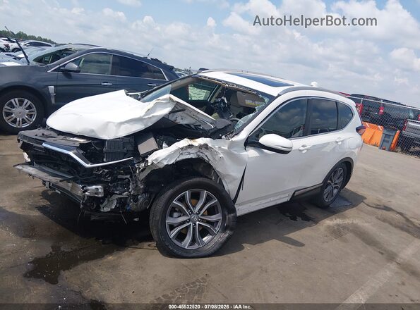 5J6RW1H95LL001236 2020 HONDA CR-V White Առջևի ձախ երեք քառորդ տեսարան