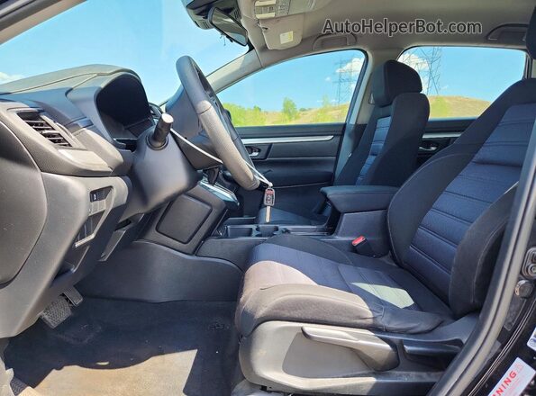 5J6RW2H26LA012797 2020 HONDA CR-V Black Вид салону спереду
