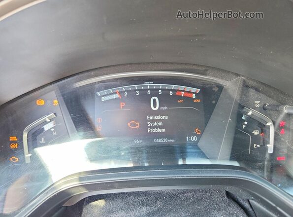 5J6RW2H26LA012797 2020 HONDA CR-V Black Вид щитка приладів