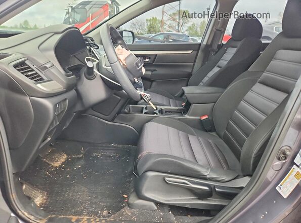 5J6RW2H2XLL029512 2020 HONDA CR-V Gray Front interior view