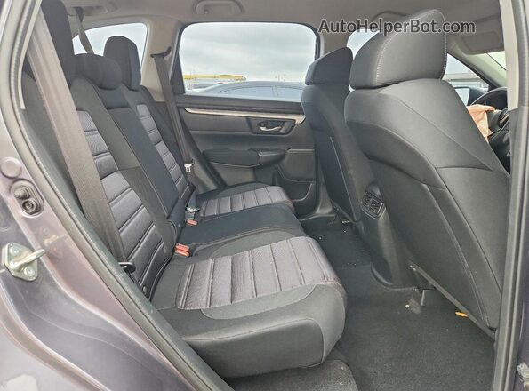 5J6RW2H2XLL029512 2020 HONDA CR-V Gray Rear seats view
