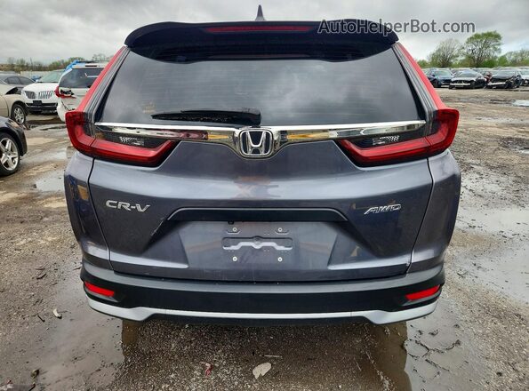5J6RW2H2XLL029512 2020 HONDA CR-V Gray Rear view