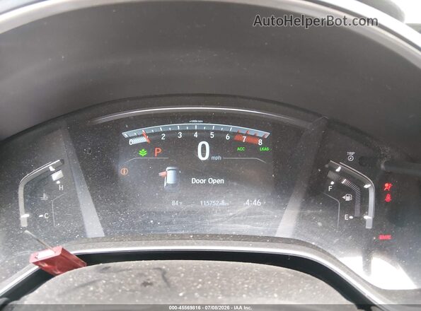 5J6RW2H50HL007312 2017 HONDA CR-V Red უკანა სავარძლების ხედი