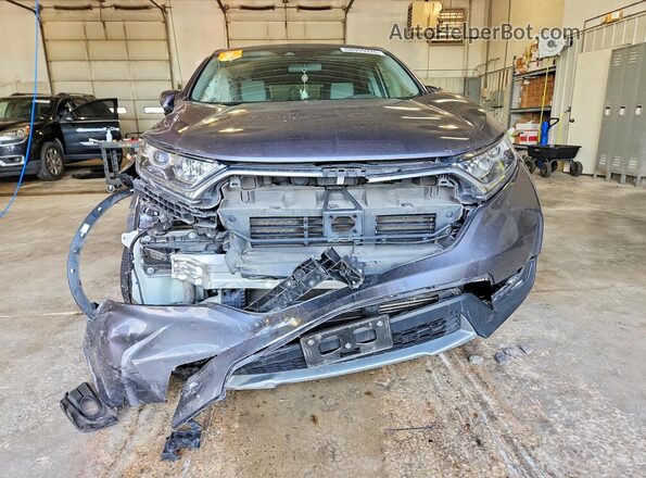 5J6RW2H50JL034158 2018 HONDA CR-V Gray Front view