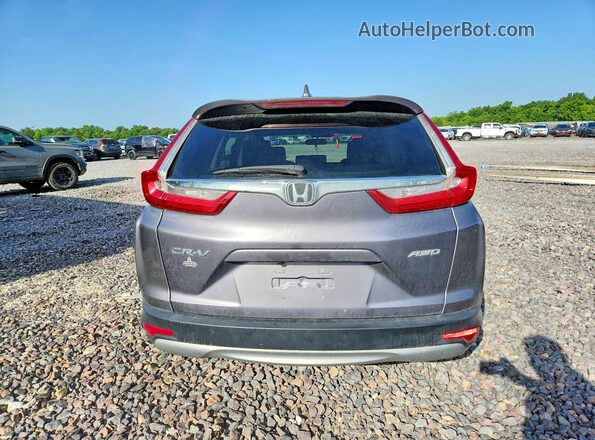 5J6RW2H50JL034158 2018 HONDA CR-V Gray Rear view