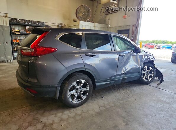 5J6RW2H50JL034158 2018 HONDA CR-V Gray Rear right