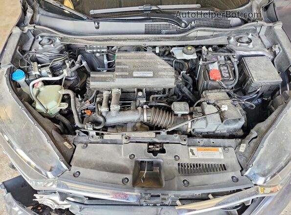 5J6RW2H50JL034158 2018 HONDA CR-V Gray Rear interior view
