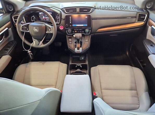 5J6RW2H50KA018376 2019 HONDA CR-V Blue Вид панелі приладів