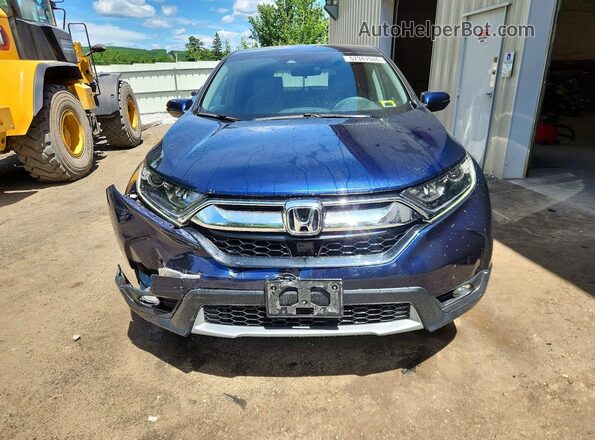5J6RW2H50KA018376 2019 HONDA CR-V Blue Вид спереду