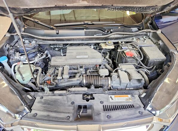 5J6RW2H50KA018376 2019 HONDA CR-V Blue Вид підкапотного простору