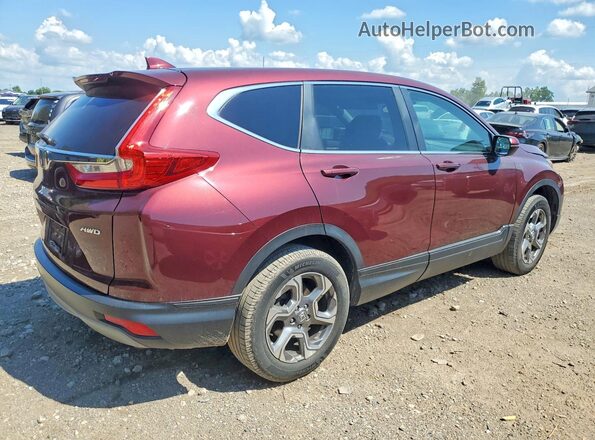 5J6RW2H50KL028734 2019 HONDA CR-V Burgundy Հետևի աջ