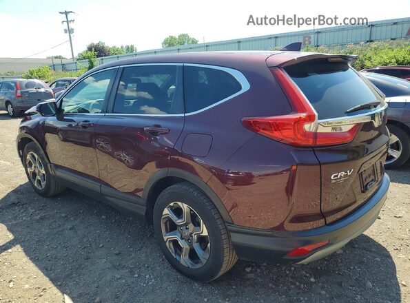 5J6RW2H50KL028734 2019 HONDA CR-V Burgundy Հետևի ձախ