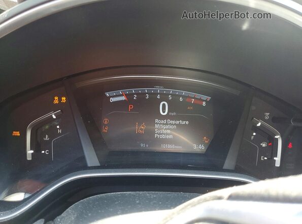 5J6RW2H50KL028734 2019 HONDA CR-V Burgundy Սարքավորումների վահանակի տեսք
