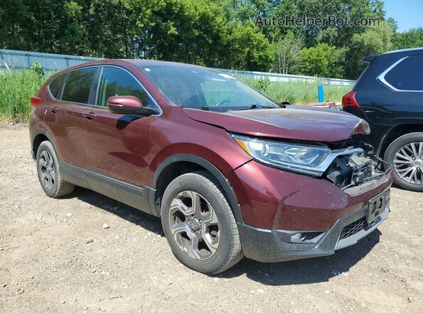 5J6RW2H50KL028734 2019 HONDA CR-V Burgundy Առջևի աջ