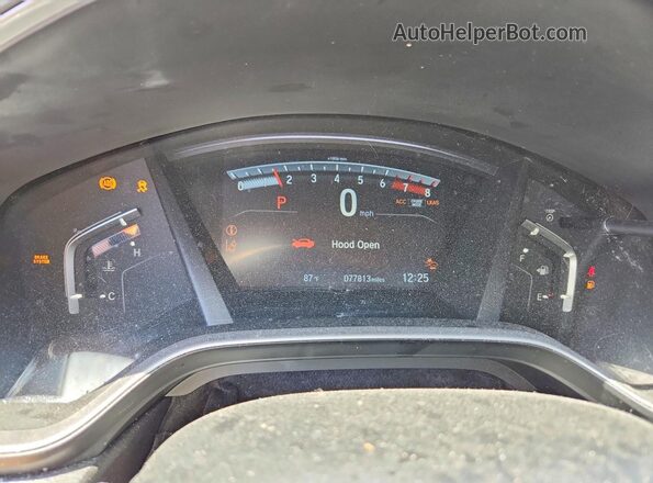 5J6RW2H50NA014526 2022 HONDA CR-V Black Вид щитка приладів