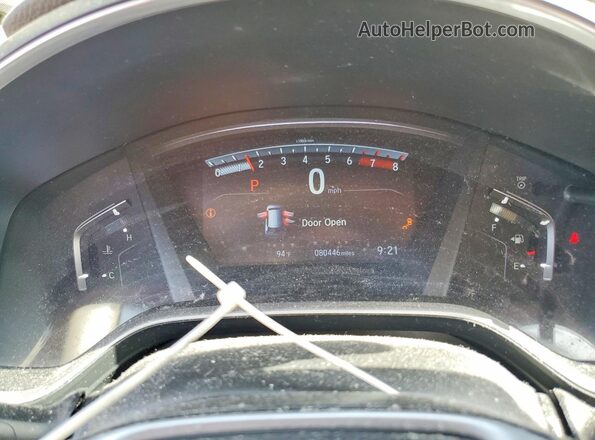5J6RW2H51KA008892 2019 HONDA CR-V White Սարքավորումների վահանակի տեսք