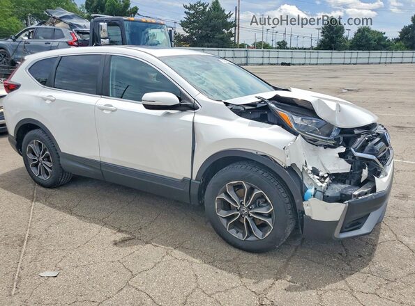 5J6RW2H51MA015523 2021 HONDA CR-V Белый Передняя правая четверть