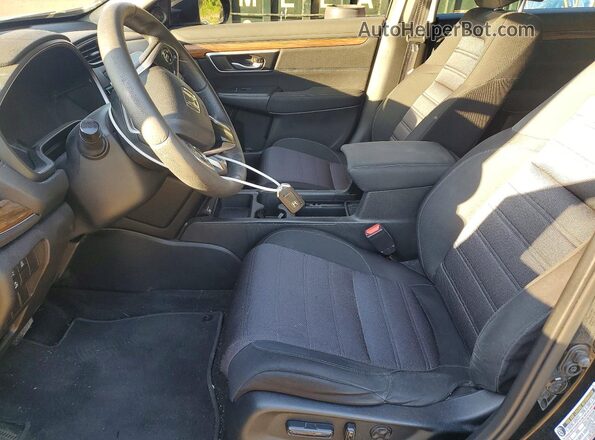 5J6RW2H51ML003604 2021 HONDA CR-V Черный Вид салона спереди