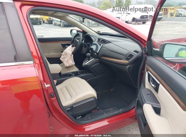 5J6RW2H52KL017136 2019 HONDA CR-V Red წინა სალონის ხედი