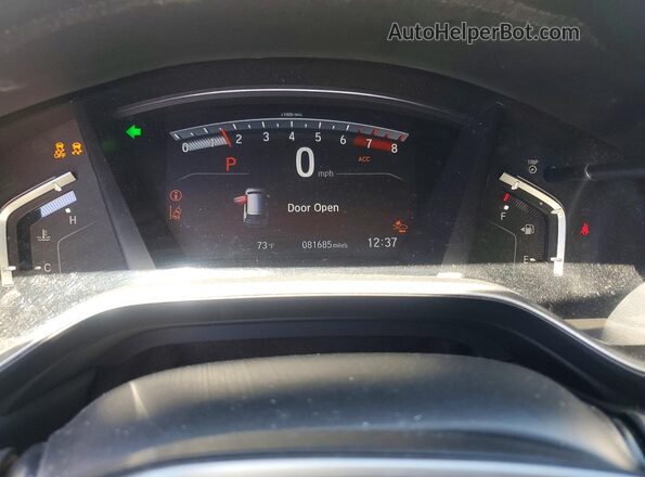 5J6RW2H52LL010821 2020 HONDA CR-V Black Vista del cuadro de instrumentos