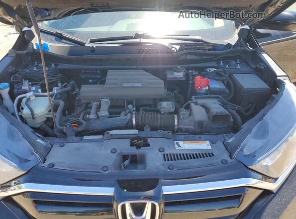 5J6RW2H52LL010821 2020 HONDA CR-V Black Vista del compartimento del motor