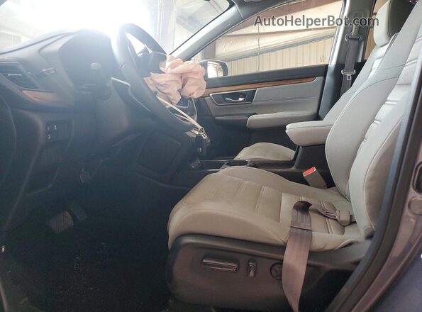 5J6RW2H52LL020295 2020 HONDA CR-V Gray Widok wnętrza z przodu