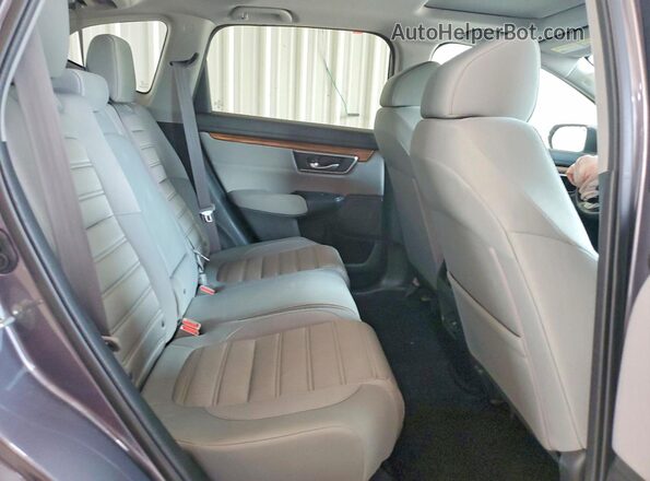 5J6RW2H52LL020295 2020 HONDA CR-V Gray Widok wnętrza z tyłu