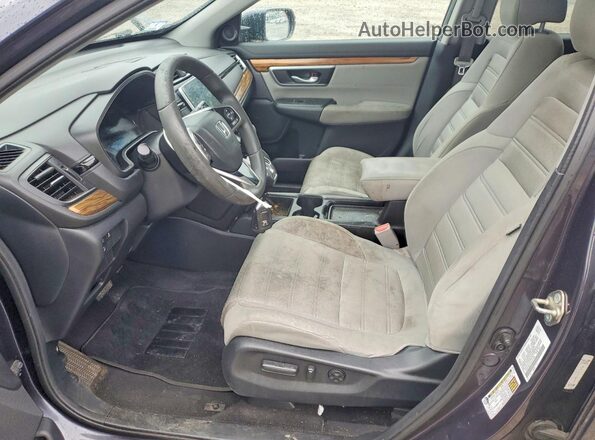 5J6RW2H53HL015386 2017 HONDA CR-V Gray Вид салону спереду