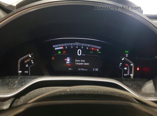 5J6RW2H53JL028578 2018 HONDA CR-V White Вид щитка приладів