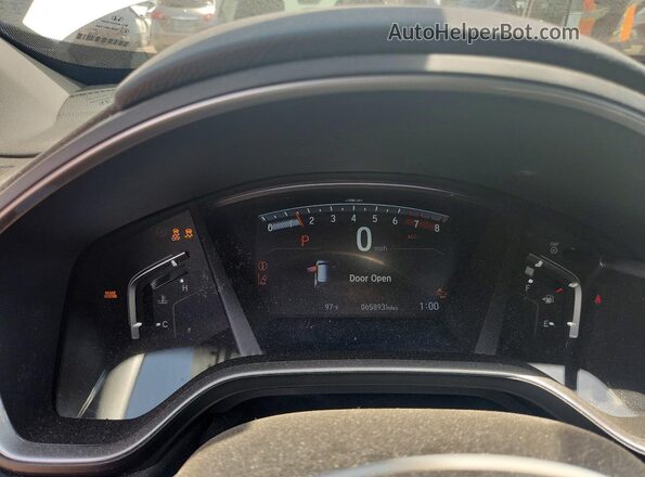 5J6RW2H53KL021891 2019 HONDA CR-V White Vista del cuadro de instrumentos