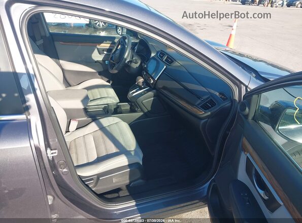 5J6RW2H53LL020256 2020 HONDA CR-V Серый Вид салона спереди