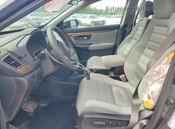 5J6RW2H54HL045920 2017 HONDA CR-V Gray Widok wnętrza z przodu