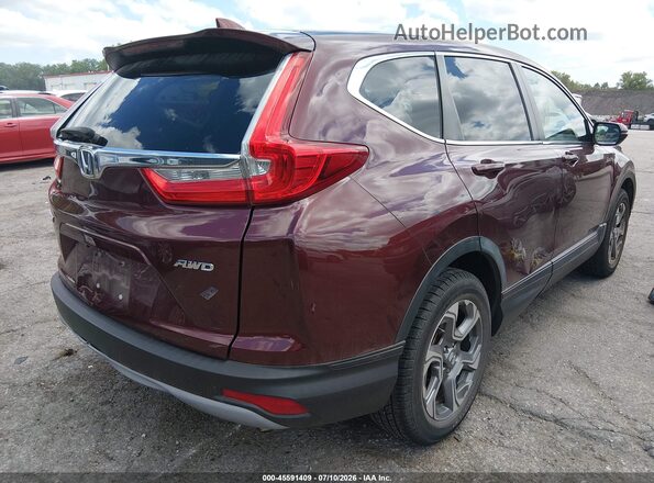 5J6RW2H54HL078531 2017 HONDA CR-V Бордовый Задняя правая четверть