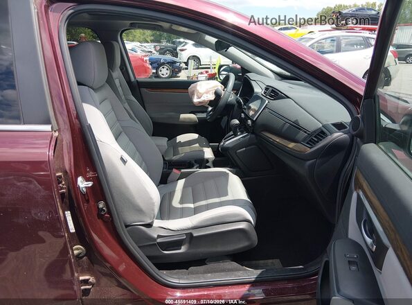 5J6RW2H54HL078531 2017 HONDA CR-V Бордовый Вид салона спереди