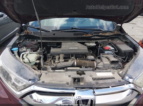 5J6RW2H54HL078531 2017 HONDA CR-V Бордовый Вид сзади