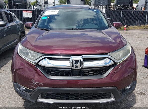5J6RW2H54HL078531 2017 HONDA CR-V Бордовый Вид щитка приборов