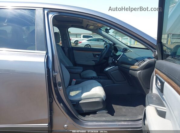 5J6RW2H54KA012080 2019 HONDA CR-V Серый Вид салона спереди