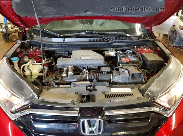 5J6RW2H54ML012555 2021 HONDA CR-V Red Շարժիչի բաժամունքի տեսք
