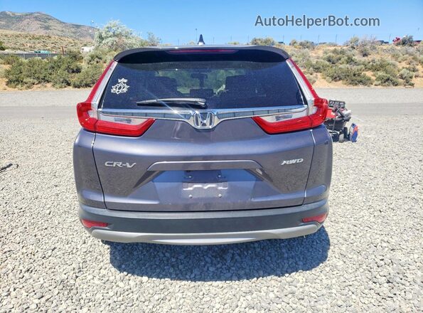 5J6RW2H55JA001832 2018 HONDA CR-V Gray Вид ззаду