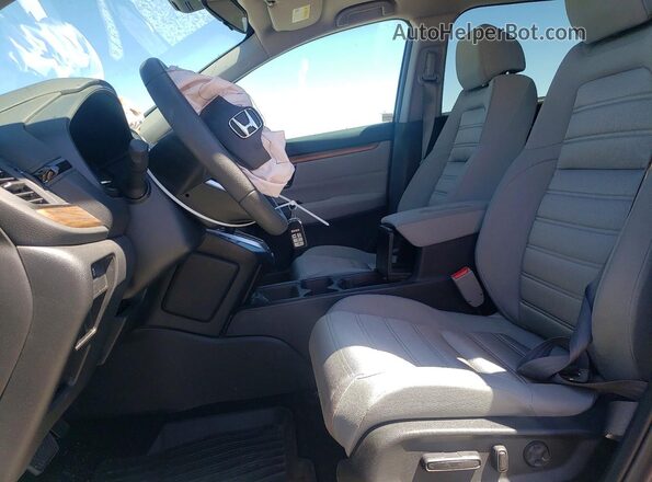 5J6RW2H55JA001832 2018 HONDA CR-V Gray Вид салону спереду