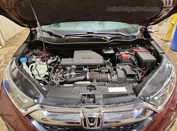 5J6RW2H55KL028695 2019 HONDA CR-V Burgundy Շարժիչի բաժամունքի տեսք