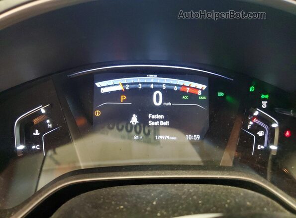 5J6RW2H55ML014329 2021 HONDA CR-V Red Вид щитка приладів