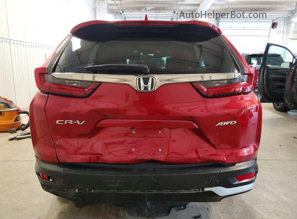 5J6RW2H55ML014329 2021 HONDA CR-V Red Вид ззаду