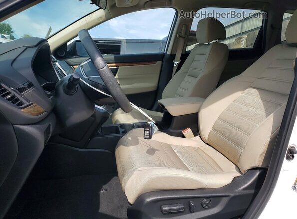 5J6RW2H55ML016193 2021 HONDA CR-V White Widok wnętrza z przodu